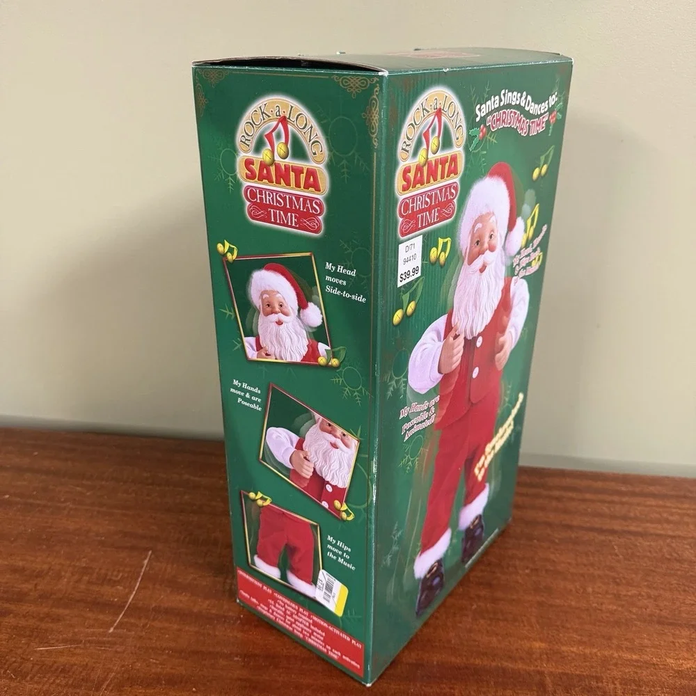 Rock A Long Santa Smart Industrial Group 1999 Excellent Condition New In Box